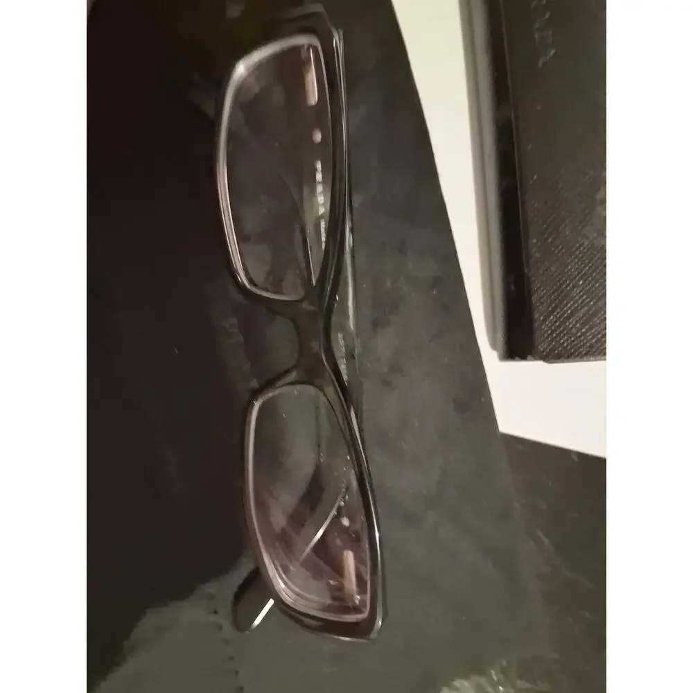 Vtg Prada glasses black  frame silver embellishments  ap7174194